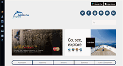 Desktop Screenshot of explore-dalmatia.com