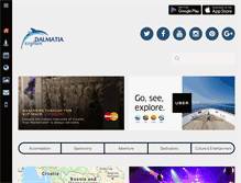 Tablet Screenshot of explore-dalmatia.com
